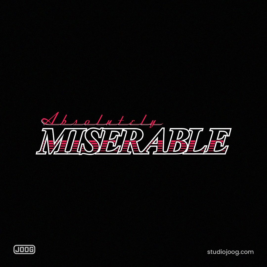 Miserable - T-shirt - studio joog