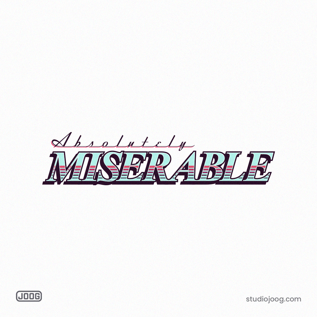 Miserable - T-shirt - studio joog